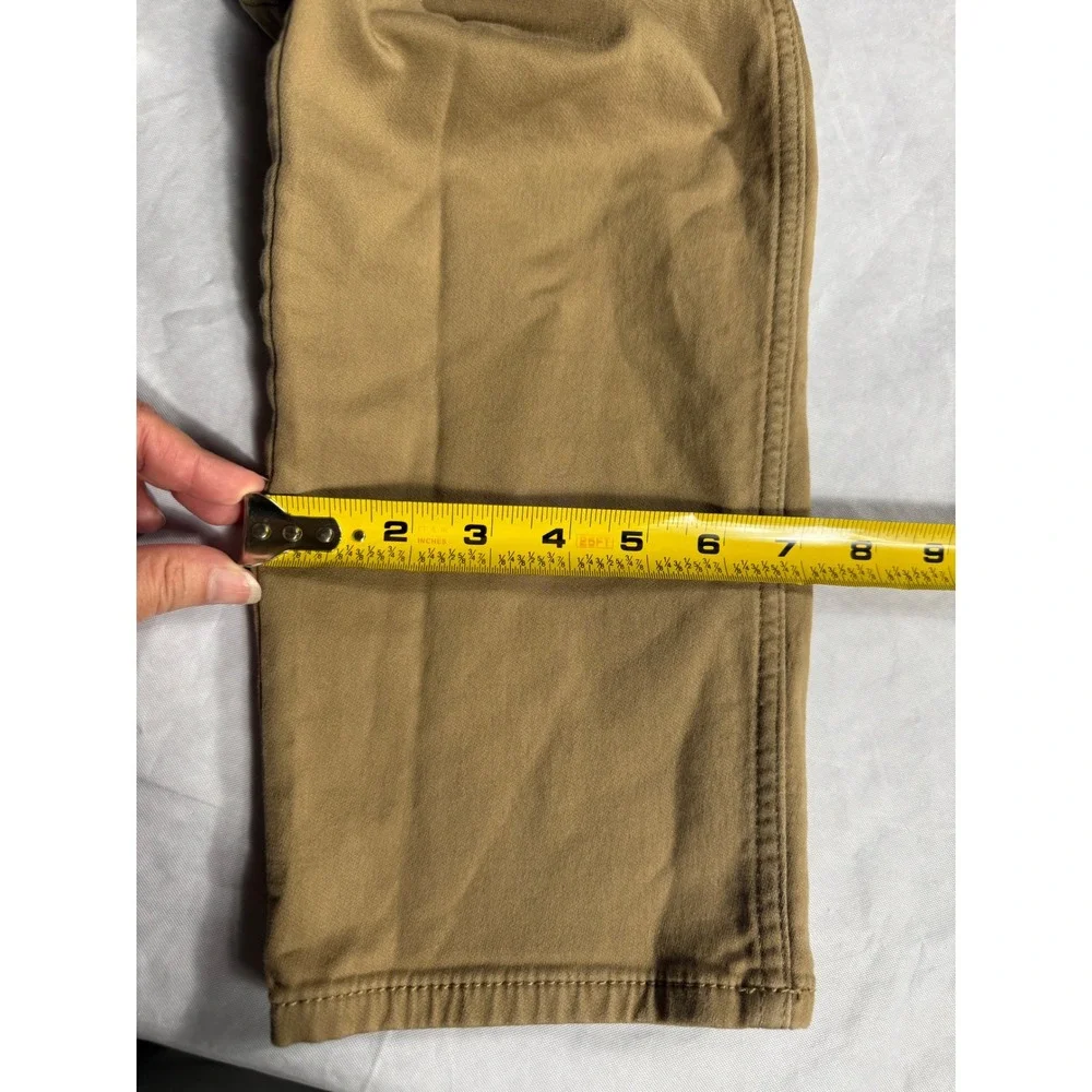 Banana Republic Traveler Pants Mens 36x32 Khaki Excellent Slim Fit Chino Stretch